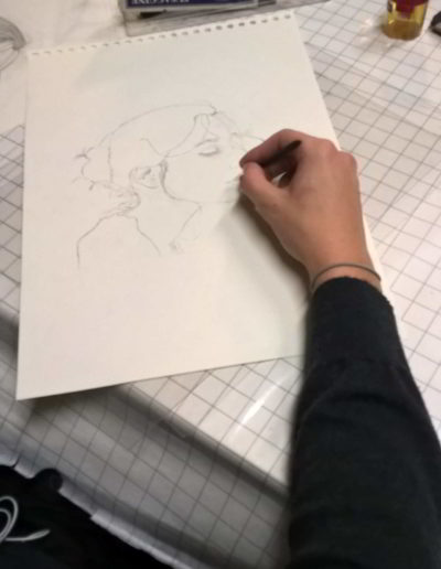 Foto del corso di disegno e acquerello