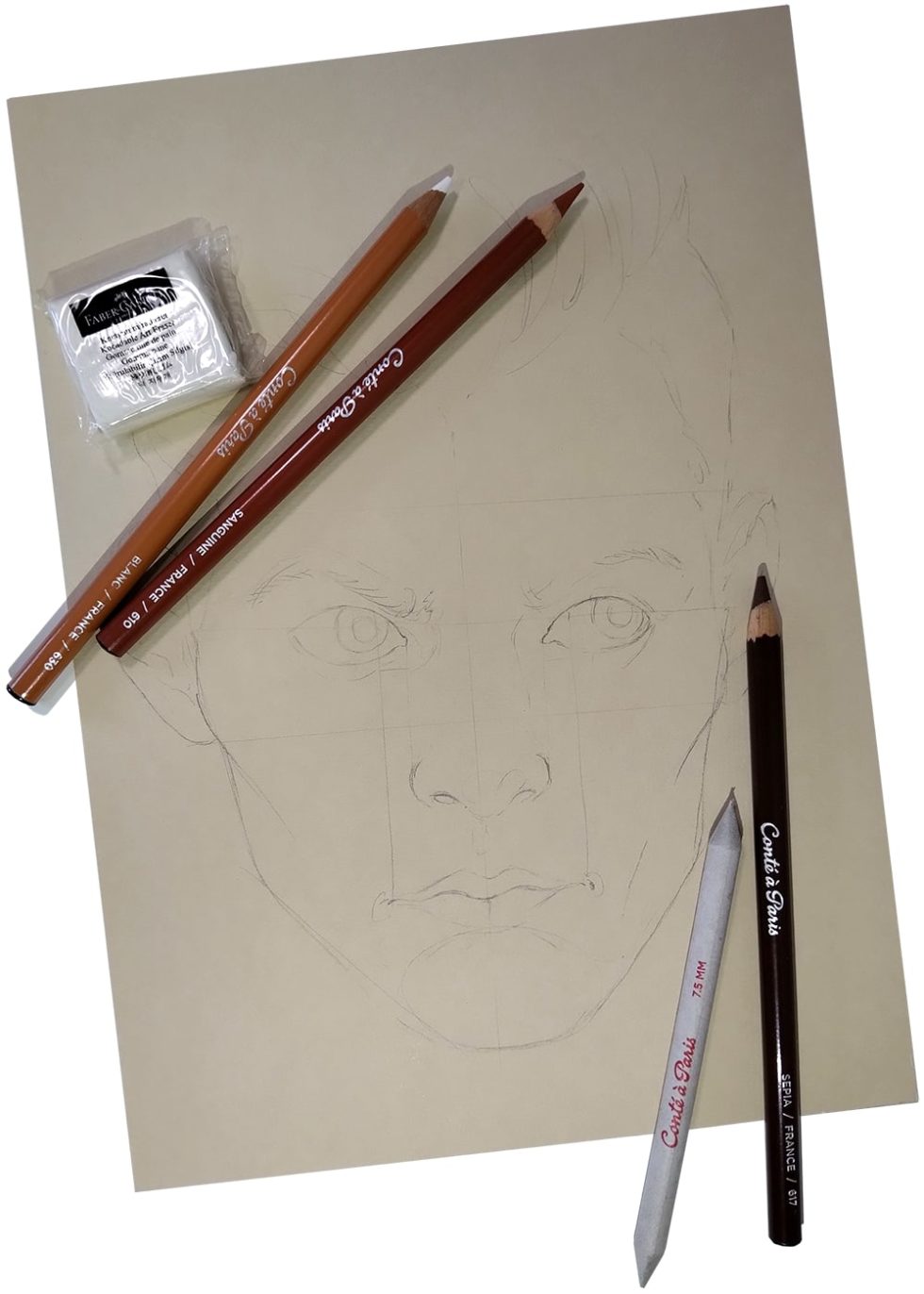 Kit Conté à Paris - Assortimento Sfumini E Gomma Pane - Per Disegno E Tecniche Artistiche - Foto 8