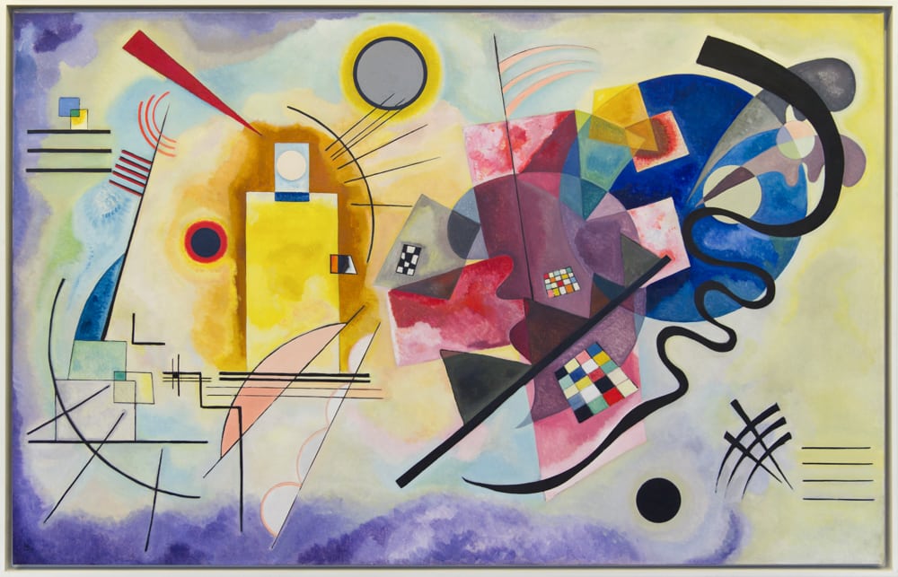 Kandinsky giallo rosso blu