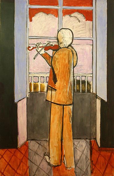 violinista alla finestra Matisse